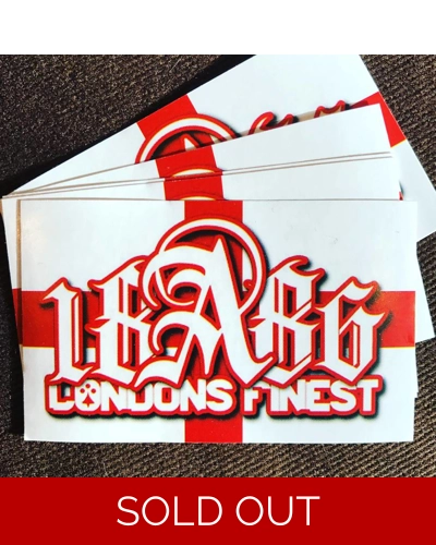 100 x St George LF 5cmx8cm Stickers